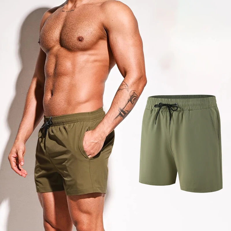 Hommes Shorts de natation été troncs maillots de bain séchage rapide conseil pantalon court maillot de bain Sport maillot de bain surf plage Shorts de bain hommes