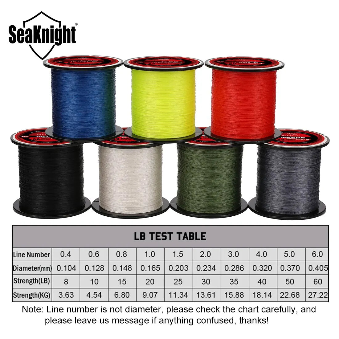 SeaKnight TriPoseidon Série 4 Brins Multifilament Ligne De Pêche 300M PE Ligne Tressée Lisse Carpe Pêche 15lb 20lb 25lb 30lb
