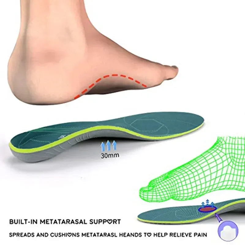 Semelles Orthopédiques EVA — Soulagement Fasciite Plantaire & Soutien de la Voûte