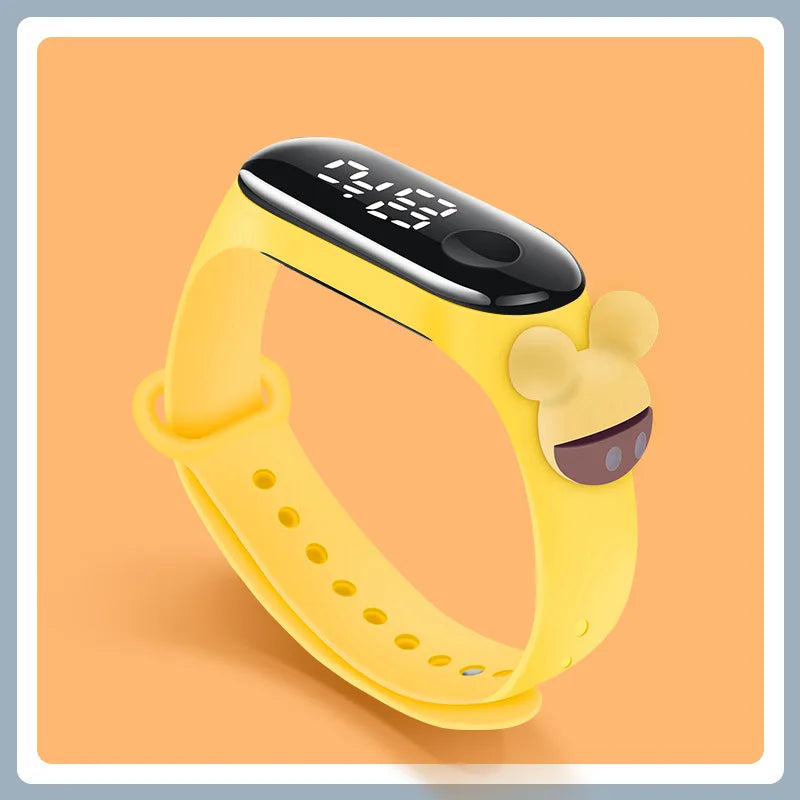 Reloj deportivo impermeable para niños, reloj SpidSuffolk Butter para niñas, pulsera electrónica, reloj táctil LED, de moda