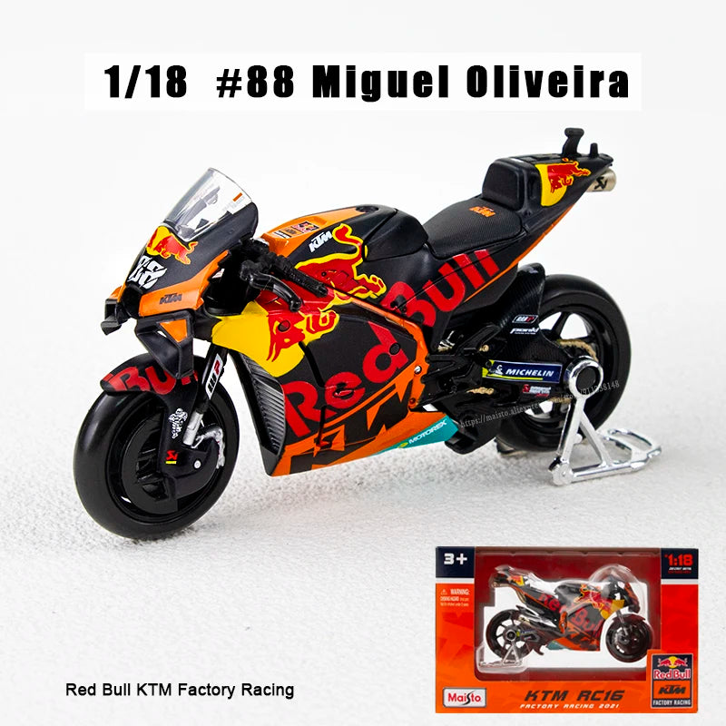 Modèle Réduit Moto GP 1:18 Champion 2024 — Alliage Moulé, Collection & Cadeau