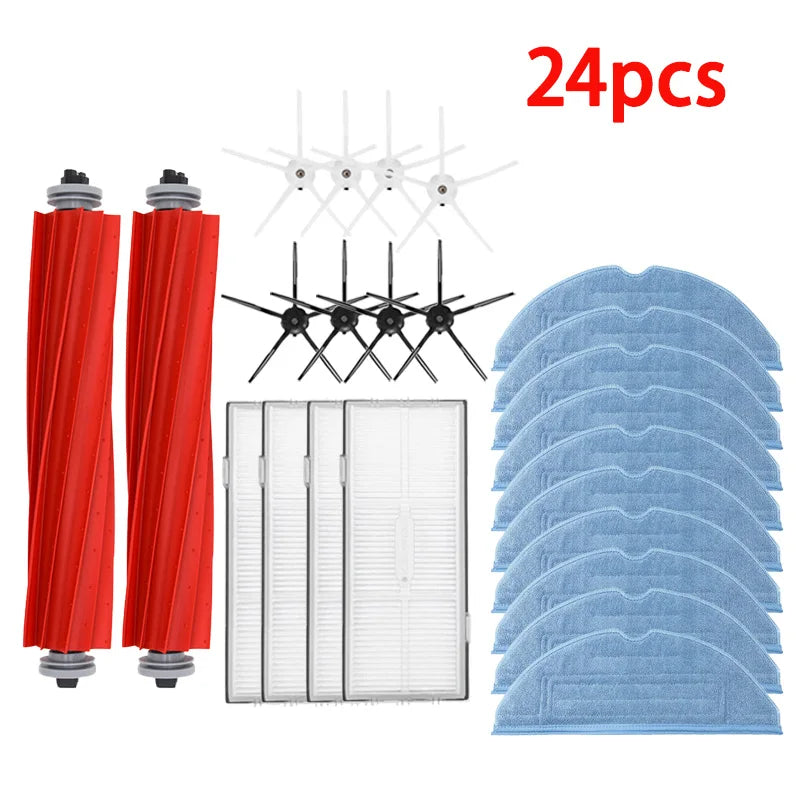 Roborock S7 S70 S75 S7Max S7 MaxV Ultra T7S Plus S7 Pro Ultra Accessories Main Brush Hepa Filter Mops Robot Vacuum Cleaner Parts