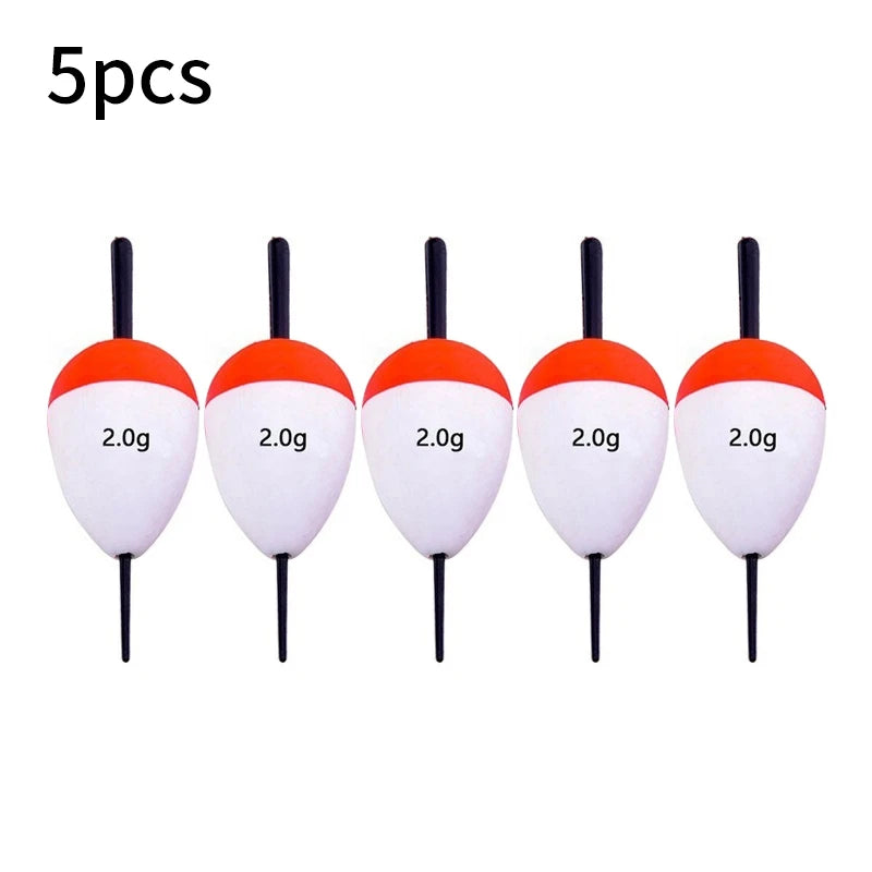5 piezas flotadores de pesca de espuma EVA flotadores de pescado cebo boyas de pesca 2g/3g/5g/10g/15g/20g/35g/40g/60g boya Flotador accesorios de pesca