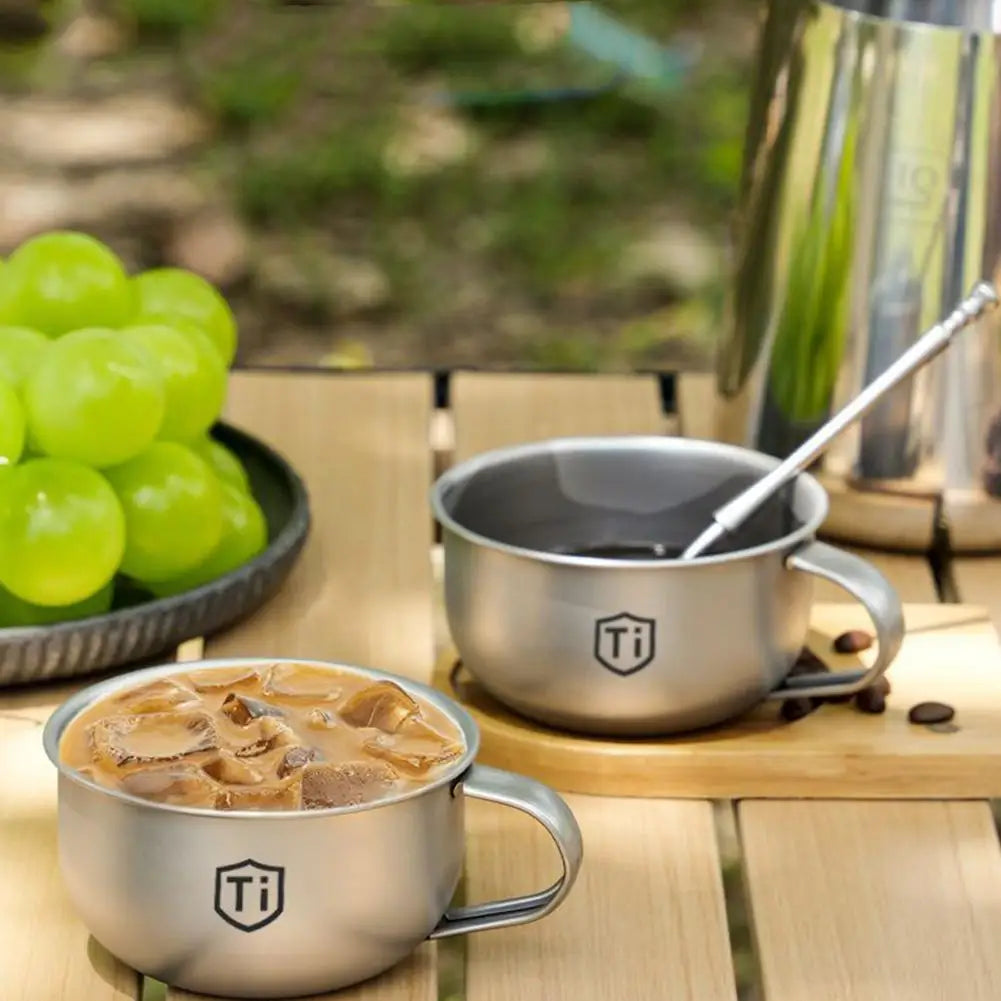 MINI Tasse à eau de camping, tasse à thé et à café portable, équipement de cuisine d'extérieur, tasses de montagne 80/220ml
