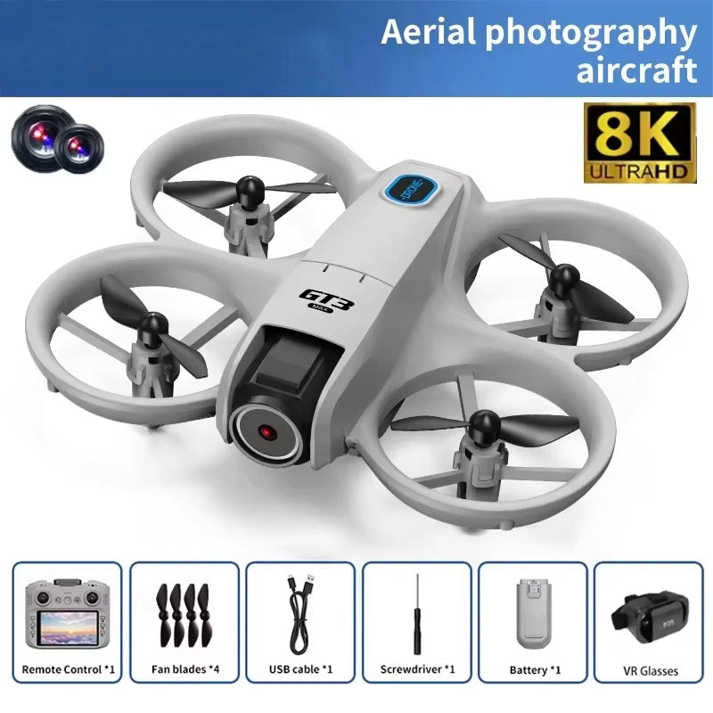 Drone Lenovo Gt3 Max 8k Hd Fotografía Aérea Pantalla Grande Posicionamiento de Flujo Óptico Motor Sin Escobillas Evitación Inteligente de Obstáculos