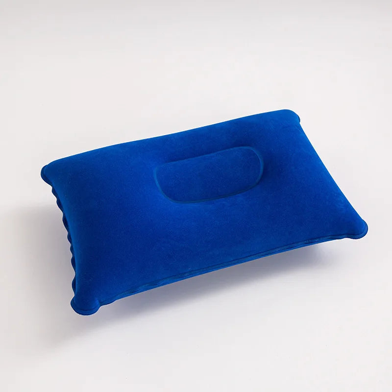 Supporte le cou et la taille Oreiller gonflable confortable pour une utilisation en extérieur, adapté aux bureaux, voitures, camping, randonnée et sieste
