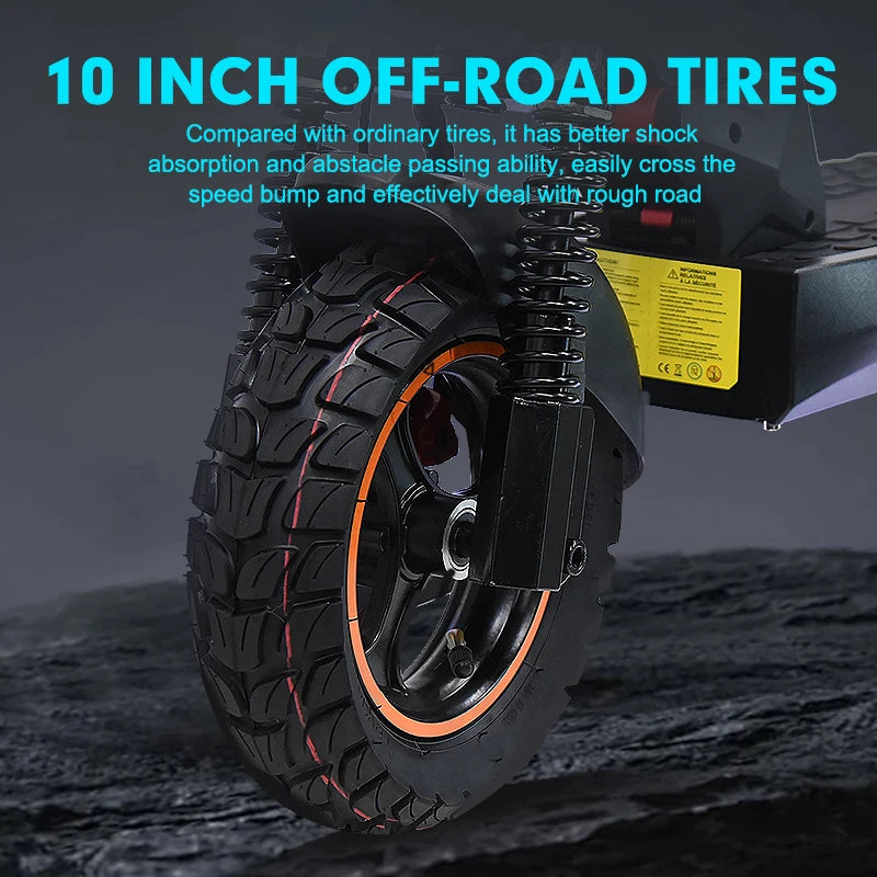 Mankeel MX-14 10" Off-road Foldable Electric Scooter 48V 15Ah 45km/h 800W Motor E-scooter for Adults