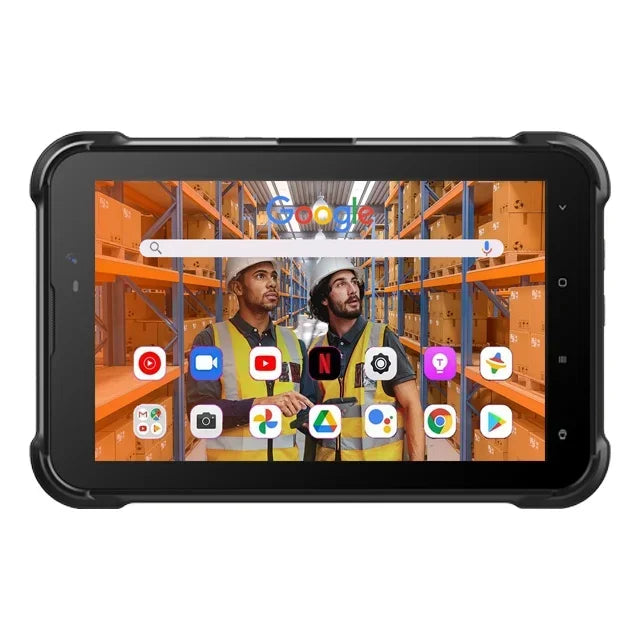 Tableta robusta 4G con Android 12, OEM, de 8 pulgadas, 1000 NITS, IP67, PC con NFC, escáner de código de barras 2D y batería grande de 8000 mAh