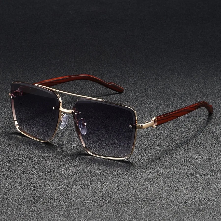2025 Square Sunglasses Men Luxury Vintage Sunglasses Women Trendy Retro Sunglasses Hombre Lunette Soleil Femme