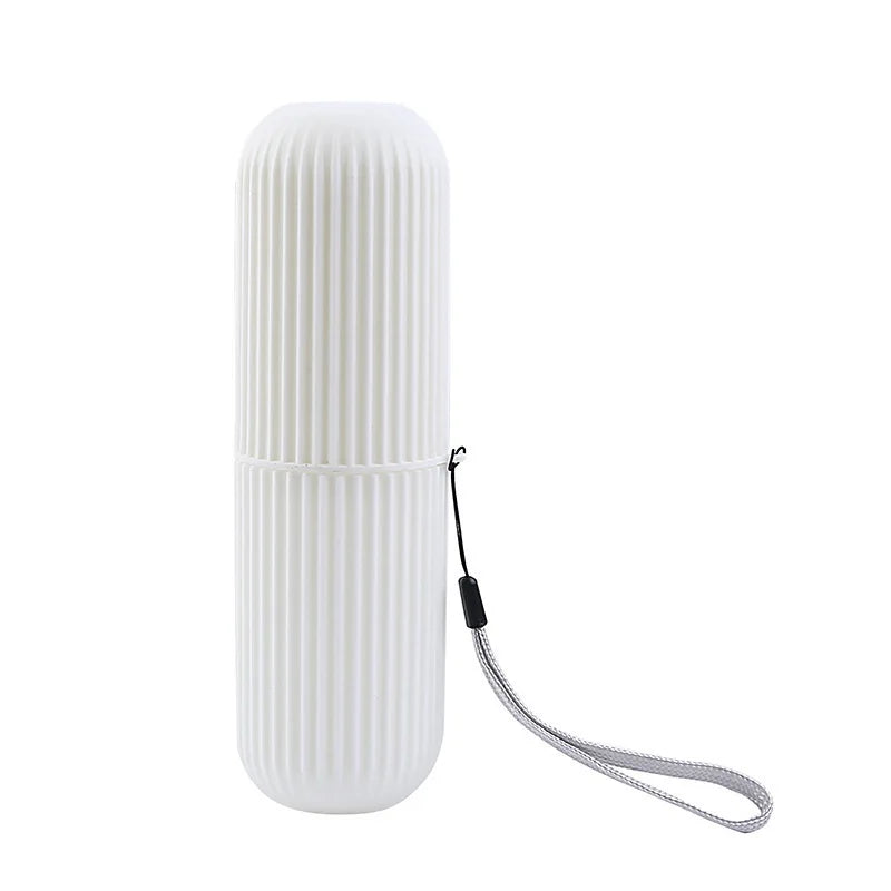 Estuche protector portátil para cepillo de dientes y pasta dental, soporte de viaje, caja de almacenamiento para acampar, protege el cepillo de dientes y la pasta dental de la suciedad y los daños