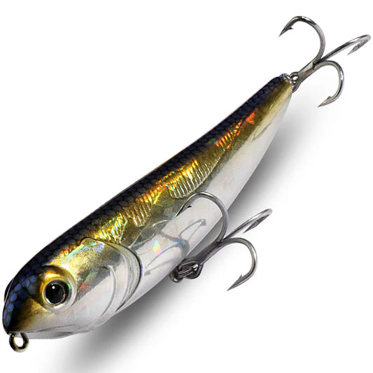 Marcher le chien Topwater leurre de pêche 15g 11 cm flottant crayon appât 3D Swimbait crochet Popper Pesca Wobbler vairon équipement manivelle