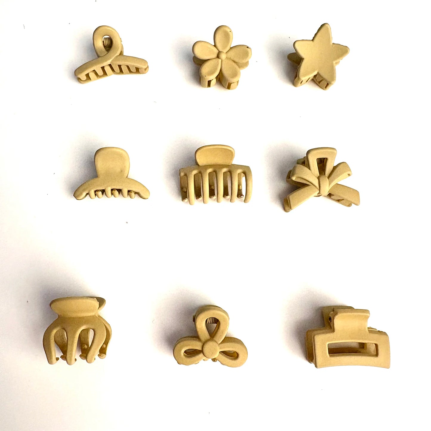 Lot de 5/10/20/30 pinces de petite taille beige assorties, accessoires mignons pour filles - Parfait pour un usage quotidien, des occasions spéciales ou des cadeaux de voyage