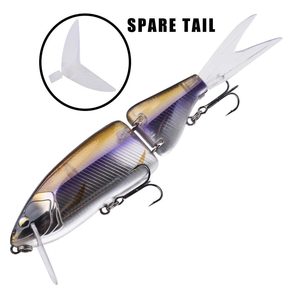 Leurre Flottant Truite Vairon Articulé — Jerkbait Swimbait Brochet & Prédateur