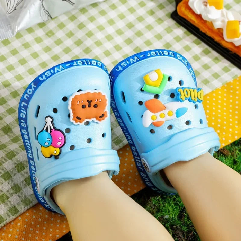 Sandales EVA Enfant Motif Dessin Animé — Antidérapantes, Plage & Été