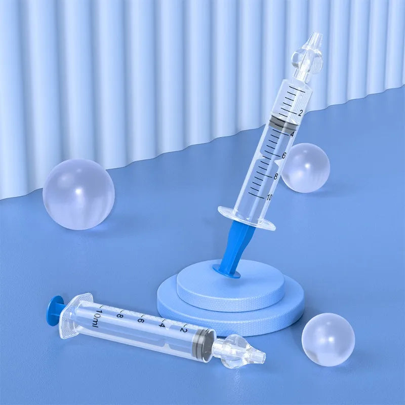 Jeringa de aspiración nasal de silicona para bebés, limpiador antártico para niños, lavador nasal para rinitis, irrigador nasal reutilizable, lavado para niños