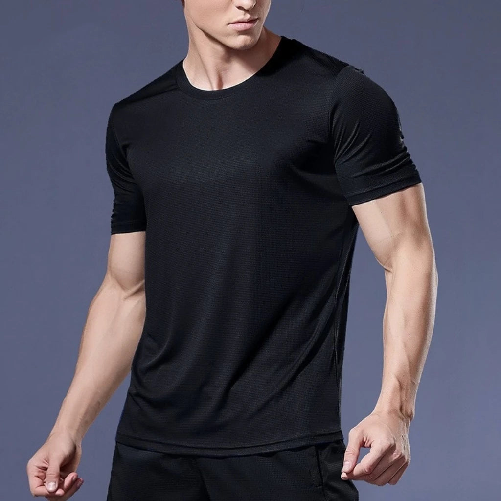 Summer Sports Gym T-Shirt Men Quick Dry Running Bodybuilding Shirts Men Short Sleeve Fitness Tops Oversized Brazil T-Shirt Jersey