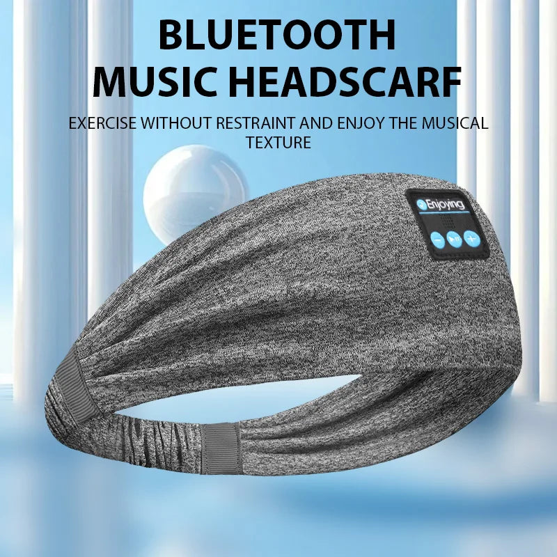 Bandeau Bluetooth sans fil, écouteurs de couchage, écouteurs de sport/casquette de musique avec haut-parleurs stéréo HD, masque pour les yeux pour côté Sl