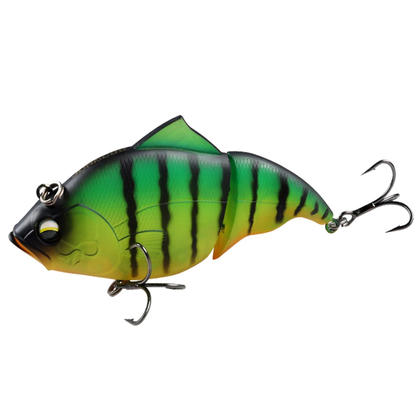 JOHNCOO 115mm coulant VIB leurre de pêche sans lèvres manivelle artificielle flottant dur appât brochet bar matériel de pêche
