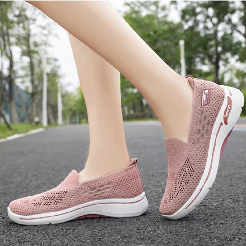 Baskets Femme 2025 Vulcanisées — Extérieur Maille Respirante Marche