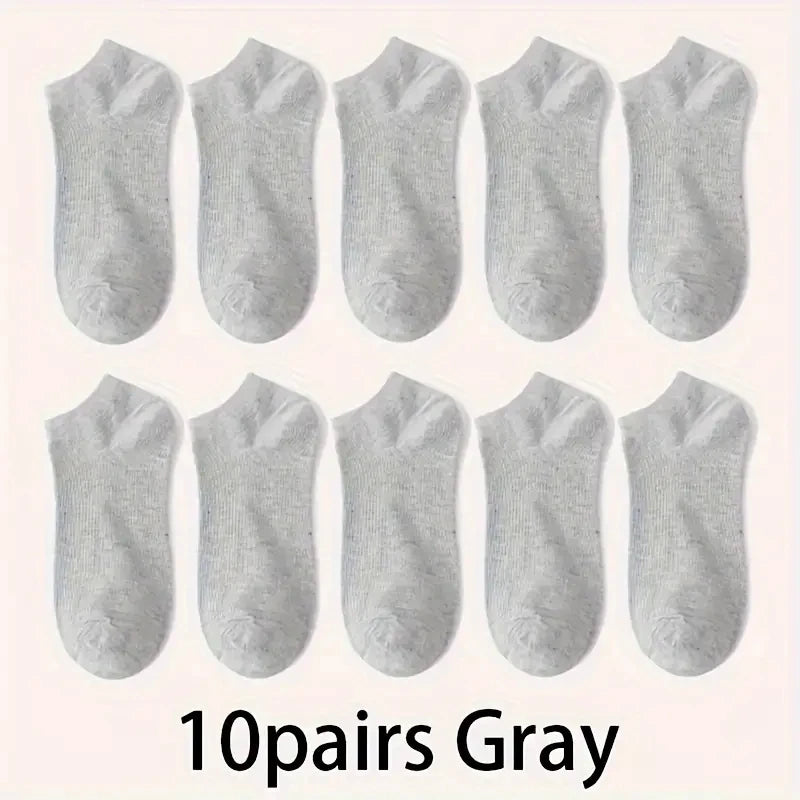 Unisex, breathable, lightweight, comfortable, rinse socks, suitable for everyone, ideal for sports, 03/Wear, pack of 5/10