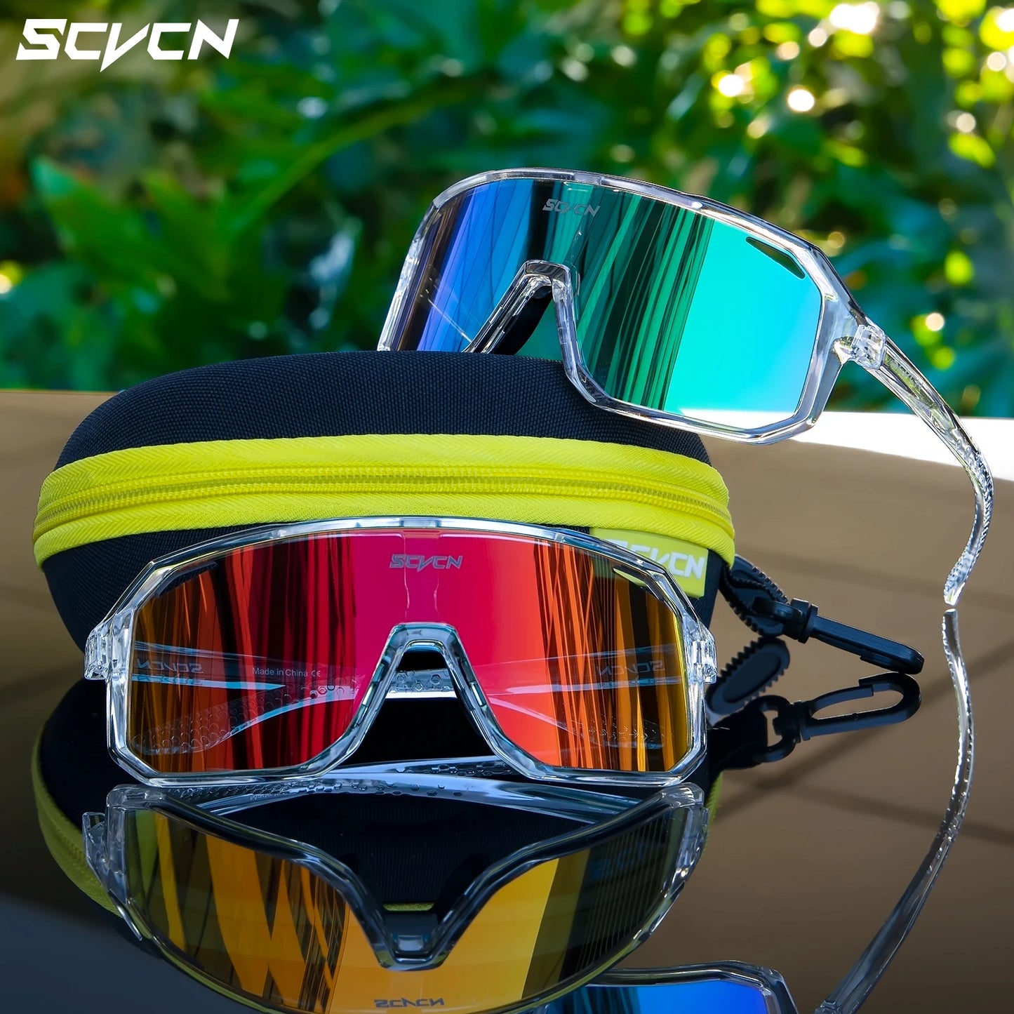 Lunettes Cyclisme VTT & Route UV400 — Conduite Sports Extérieur Homme Femme
