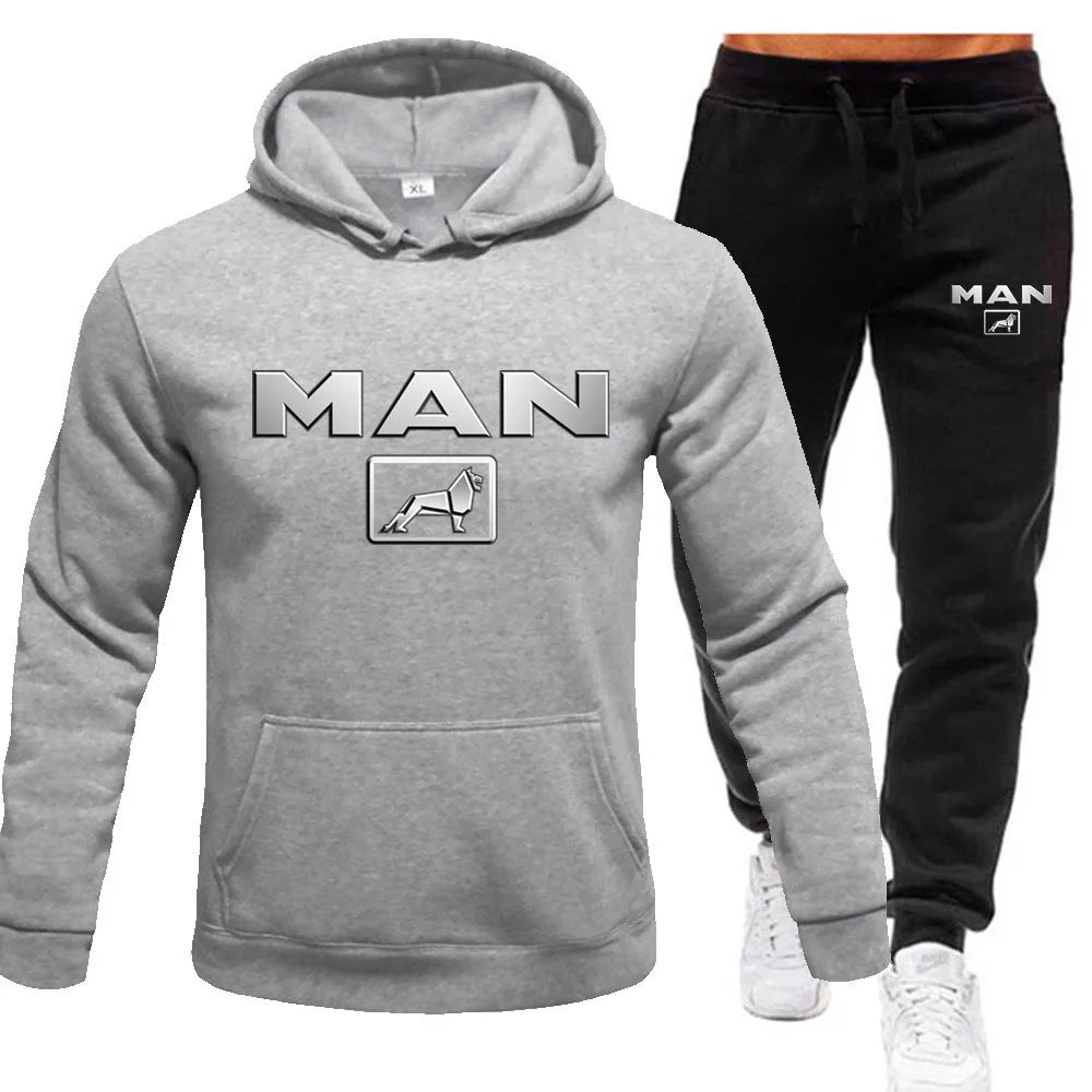 Men's hoodie and jogging pants, tracksuit, antibody, contractors, sportswear, Faremps, calf tint, 2024, 2-piece