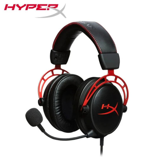 Original HyperX Cloud Alpha e-sports gaming headset used limited edition with headphone microphone for PC PS4 Xbox Mobile