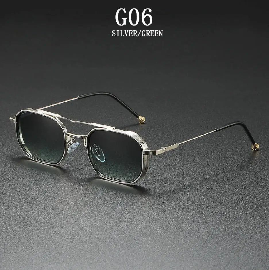 2025 Gafas De Sol cuadradas para mujer a la moda, Vintage Steampunk, Gafas De Sol para hombre, Lujo, Moda, Gafas, Gafas De Sol Hombre, Gafas De Sol Mujer
