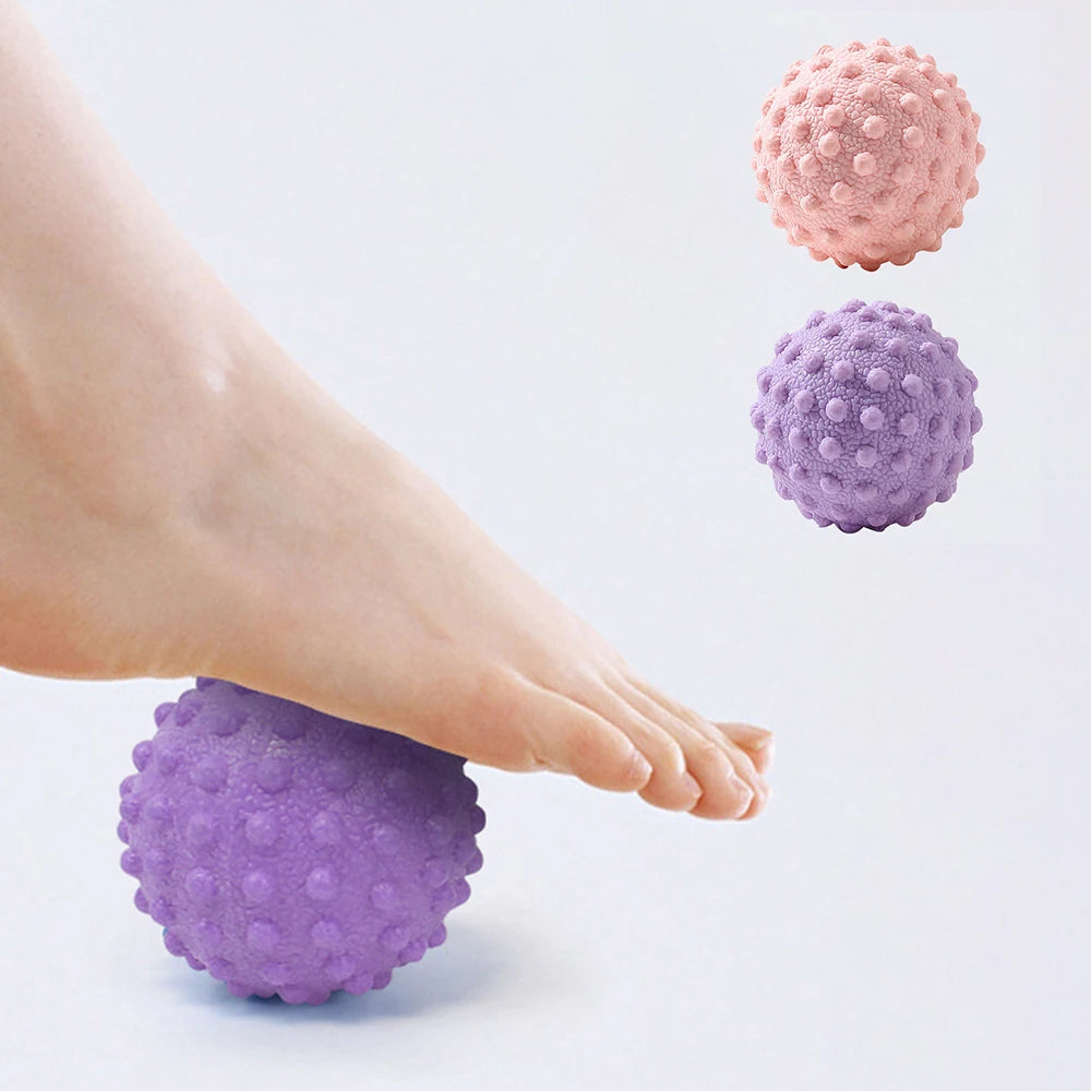 Pelota de masaje de puntos elevados, pelota de fascia, maestro de postura de TPR, pelota de yoga, cintura y espalda, pelota de masaje de pies