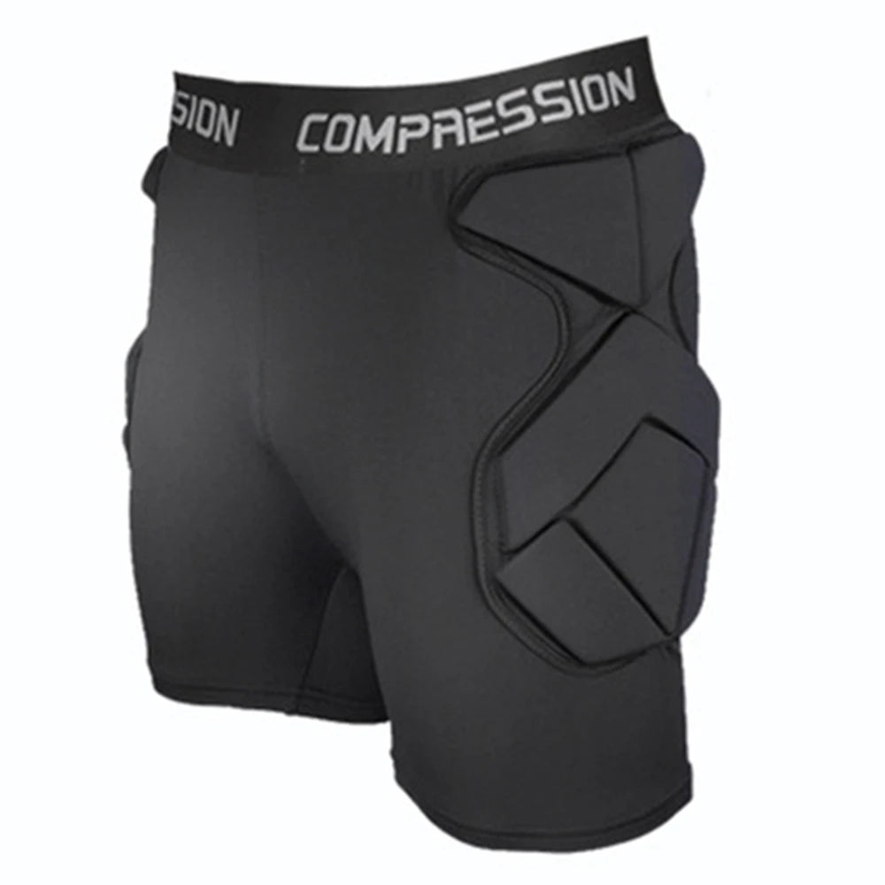Short Gardien de But Rembourré EVA — Protection Hanche Football & Rugby
