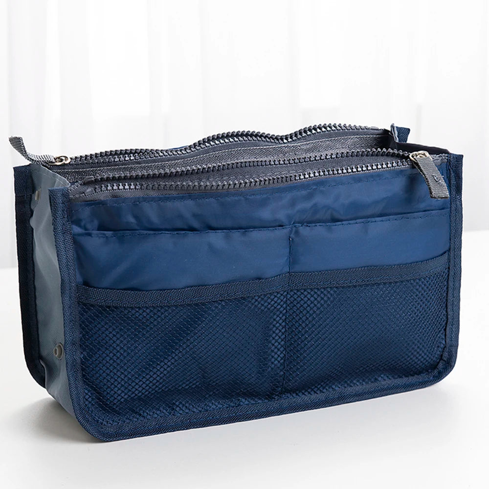 Sac Cosmétique Nylon Voyage Femme — Organisateur Maquillage Pliable Grande Capacité