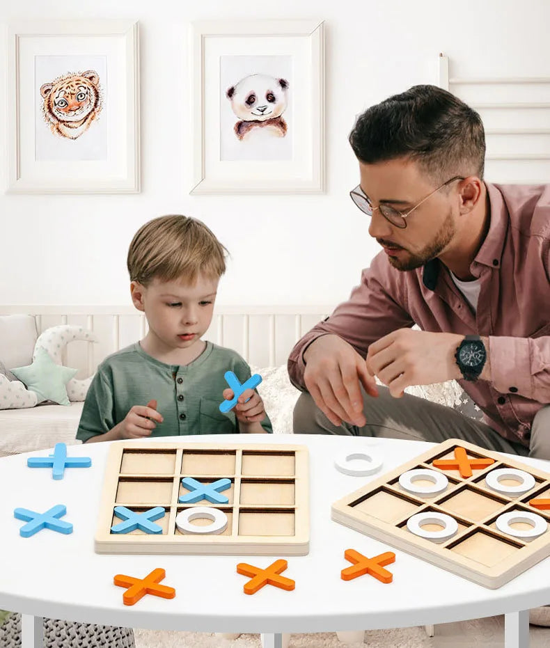 Jeu d'Échecs Montessori en Bois pour Enfant, Mini Puzzle d'Interaction, Entraînement du Cerveau, ApprentiCumbria Précoce