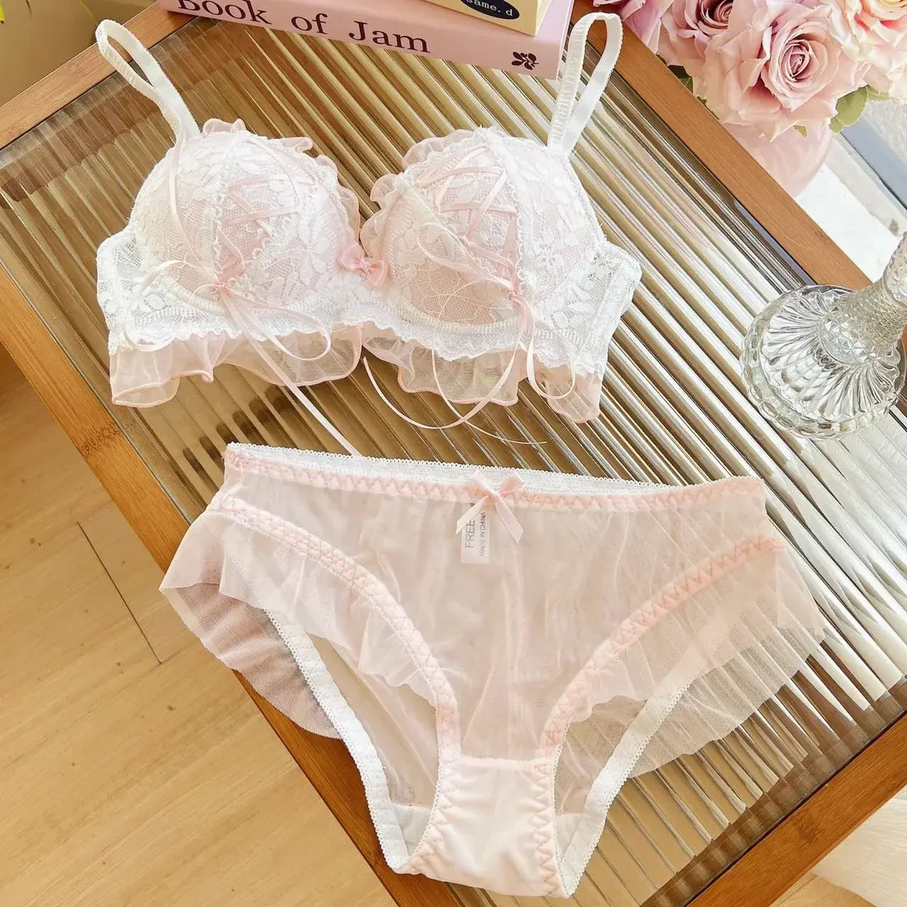 Soutien-gorge Push-Up Lolita Dentelle — Style Japonais Princesse