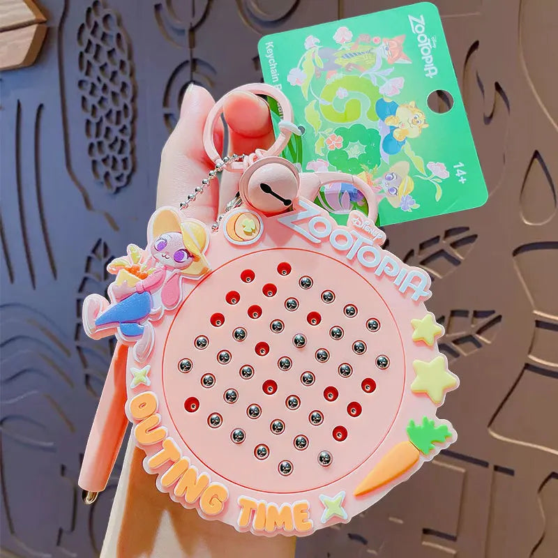 Porte-clés appareil photo jouet créatif pour enfants — pendentif sac à dos, souvenir fête d'anniversaire