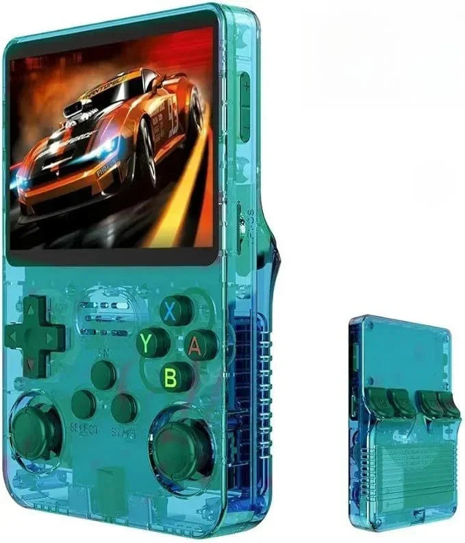 R36S Portable Gaming Player, 3.5-inch IPS Screen, 128GB Linux System, Preloaded Retro Games Handheld Console