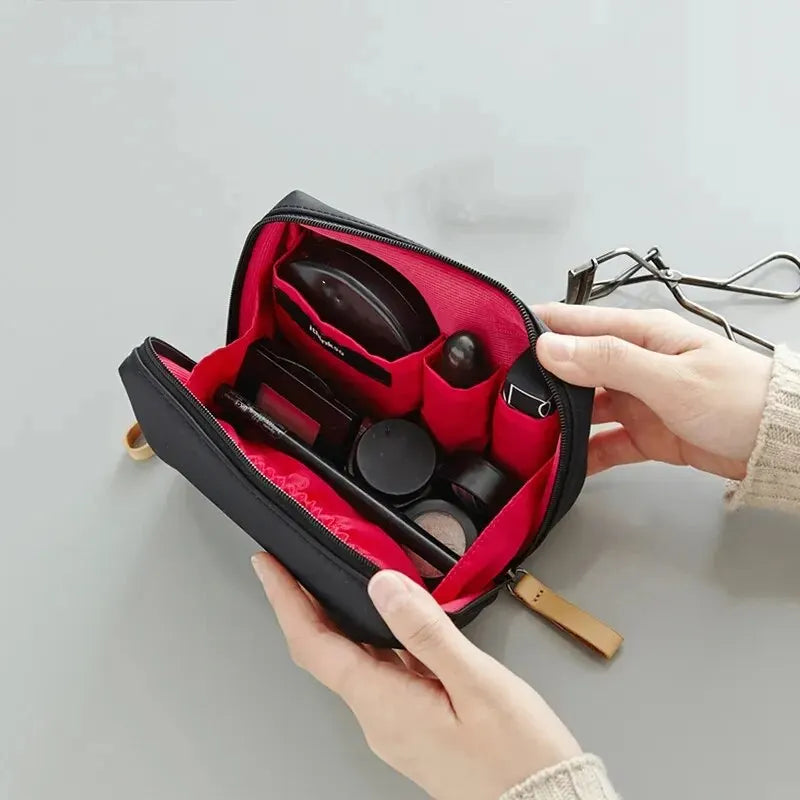 New Women's Toiletry Bag 2026, Solid Color, Korean Style, Makeup Bag, Pouch, Wash Bag, Waterproof Makeup Organizer, Luxury Bag