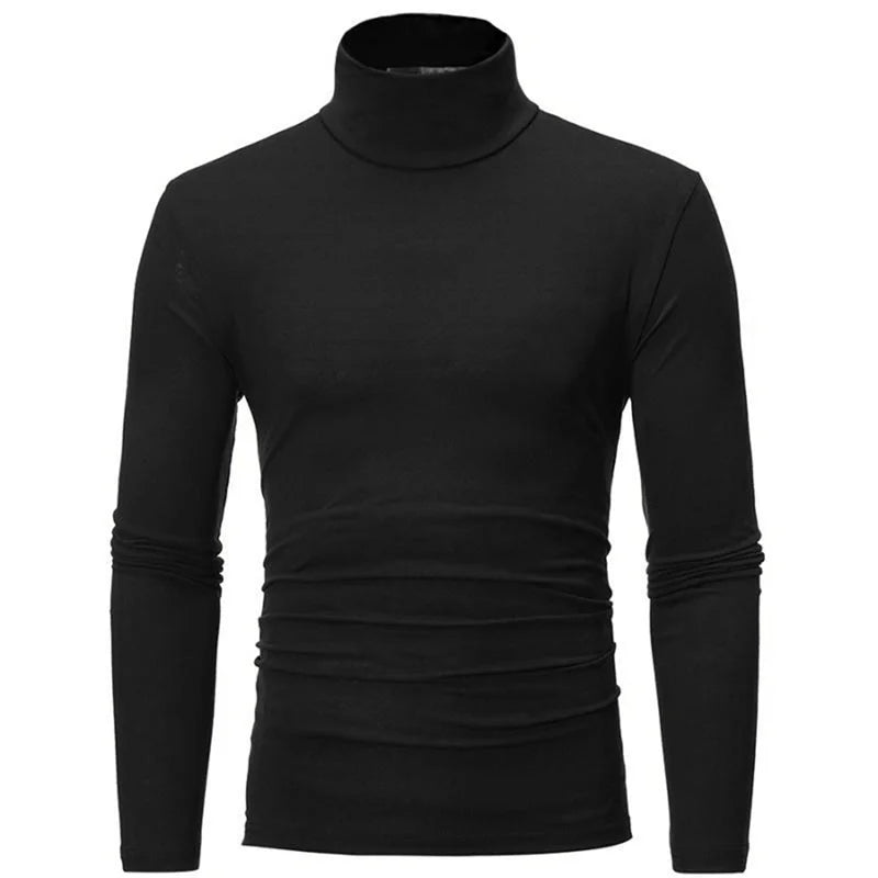 Sous-Vêtement Thermique Col Haut Homme — Mince Manches Longues Hiver Automne