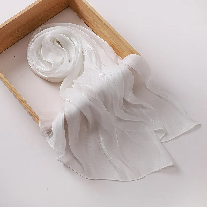 Hijabs en mousseline de soie de qualité supérieure pour femmes, voile turban doux et long, écharpes musulmanes, châles Hijab, couvre-chef Islam, accessoires Ramadan