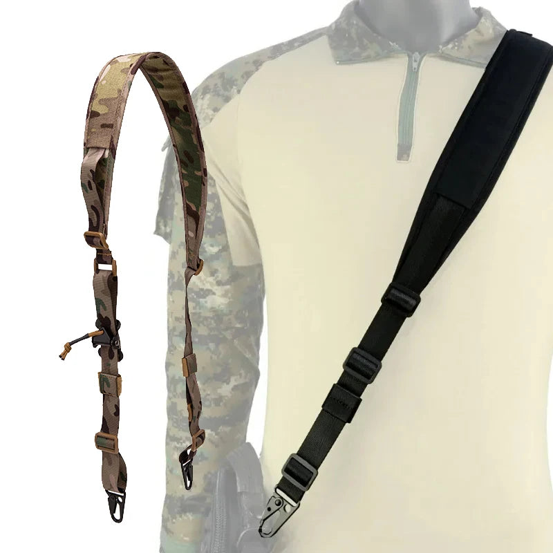Élingue tactique pour fusil de chasse, amovible, rembourré à 2 points, équipement de tir modulaire de Combat, accessoires de sangle MC