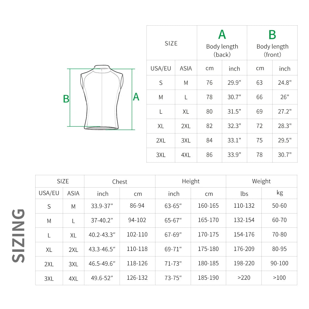 Gilet de cyclisme haute visibilité coupe-vent — VTT, sans manches, automne, route