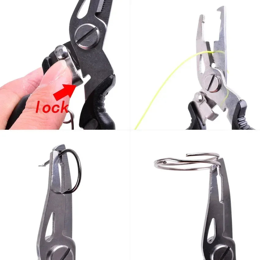 Multifunctional fishing tools, merchandise accessories, winter gear, pliers, fly tying vise, fly scissors, braid 2021, fish plier set