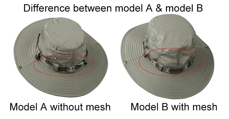 Chapeau Seau Été Protection UV — Pêche, Chasse, Randonnée & Plage Homme Femme