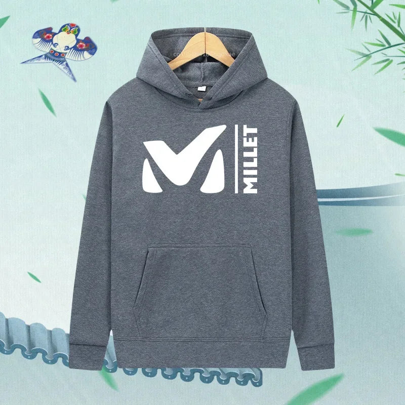 Men's Hoodie Women's Fashion Letter Graphic Print Loose Casual Harajuku Pullover Hoodie Clothes