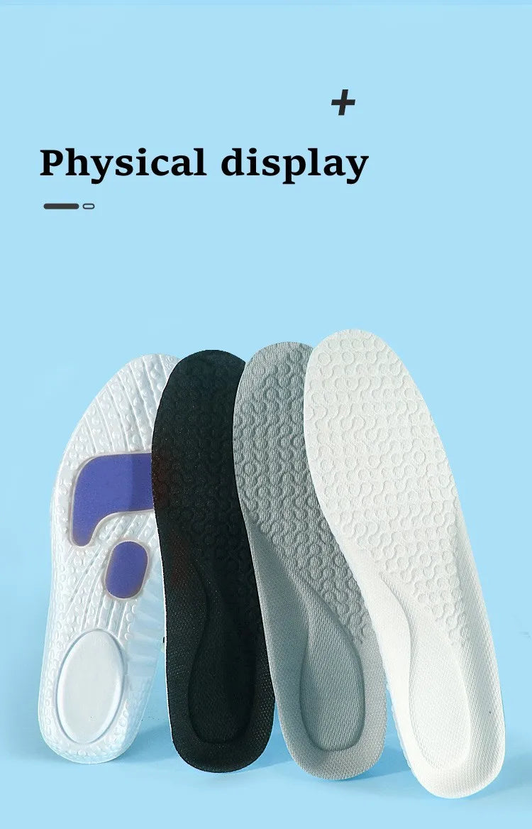 Semelles Intérieures Sport Orthopédiques — Absorption Chocs, Fasciite Plantaire, Homme & Femme