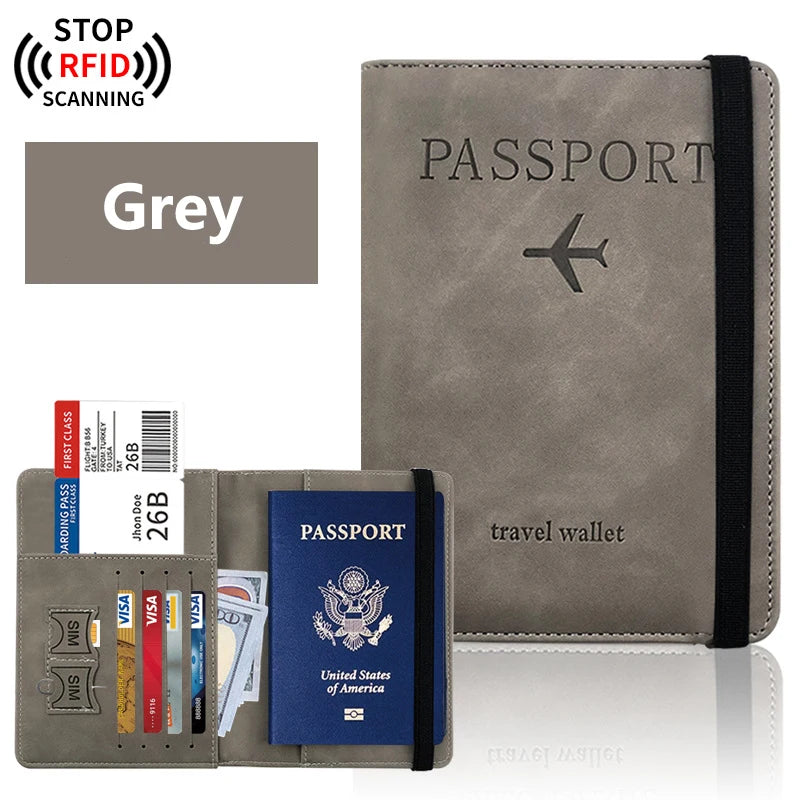 Portapasaportes para viaje Essentials, estuche cartera para accesorios de viaje, portapasaportes para mujer/hombre