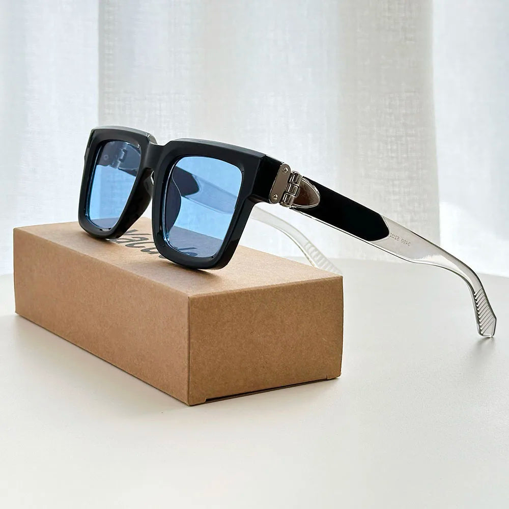 2026 Square Sunglasses Women Fashion Vintage Luxury Sunglasses Men Fashion Eyewear Gafas De Sol Hombre Luxury Women's Sunglasses