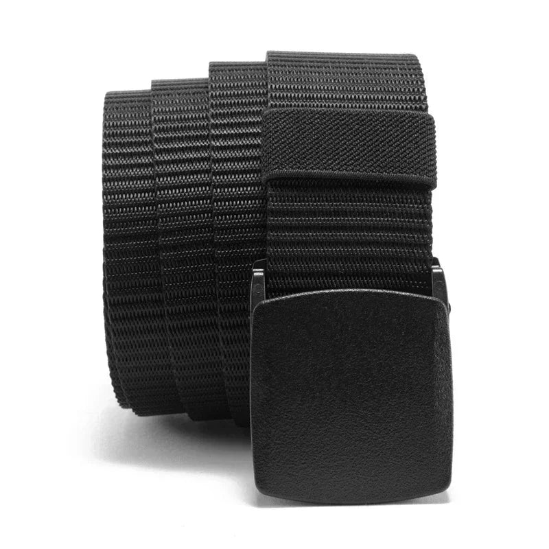 Ceinture en Nylon à boucle automatique pour hommes, 2 pièces, pour la chasse en plein air, tactique multifonctionnelle en toile, de haute qualité
