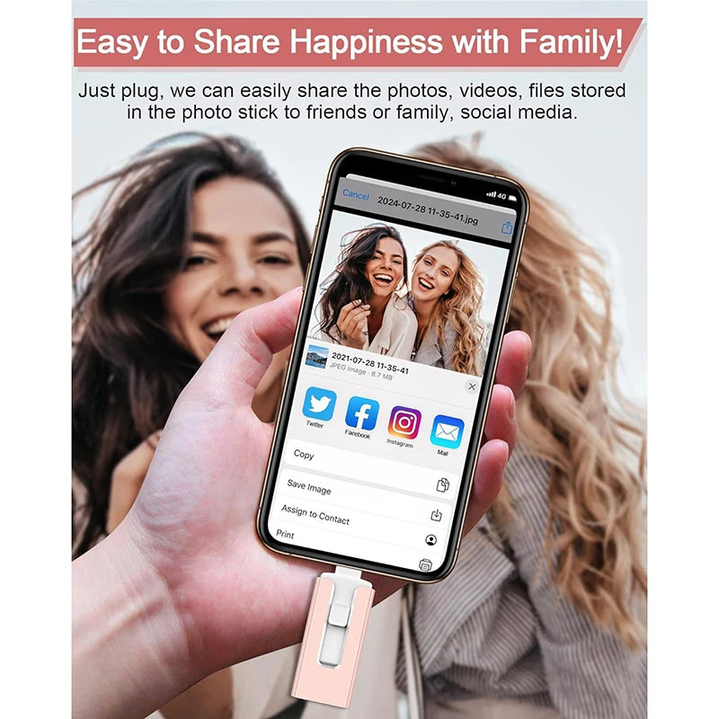 4 In1 OTG Micro USB 3.0 clé USB double usage Android TYPE-C clé Mobile Micro USB clé USB clé USB gratuite pour iPhone
