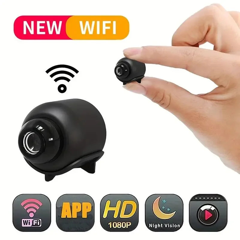 Mini Camera X5 Wireless 1080P, Security Surveillance, Video Camera, Night Vision, Motion Detection, Camcorder, Mini Camera, Monitor, Smart Home