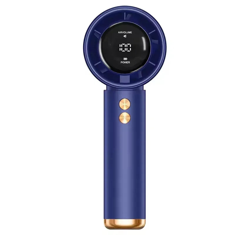 Ventilateur portatif turbo — 100 vitesses, mini, à main, maison, voyage, camping